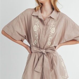 Lilith Embroidered Romper